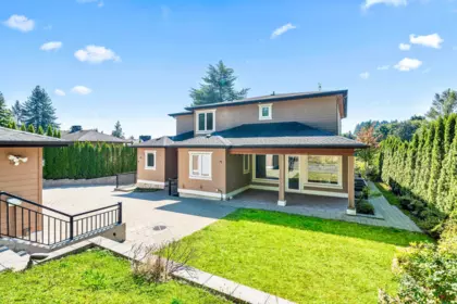 Aerial View of 775 Westcot Place, West Vancouver, BC