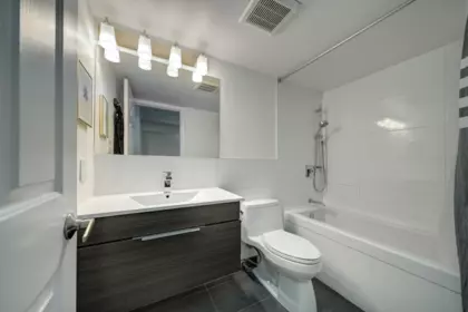 Guest Bathroom Photo of 210 1099 E Broadway, Vancouver, BC
