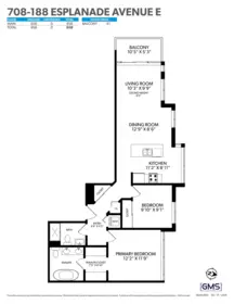 Staircase Photo of 708 188 E Esplanade, North Vancouver, BC
