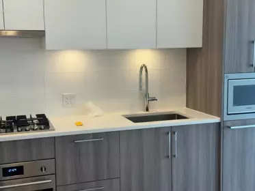 Kitchen Island Photo of 1108 9675 King George Boulevard, Surrey, BC