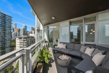 Outdoor Patio Photo of 1701 1372 Seymour Street, Vancouver, BC