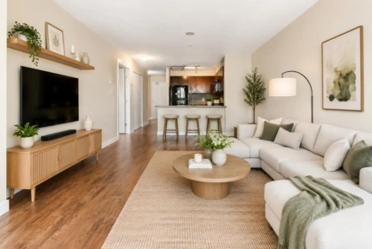 Living Room Photo of 307 9171 Ferndale Road, Richmond, BC