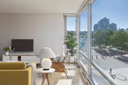 Living Room Photo of 505 1067 Marinaside Crescent, Vancouver, BC