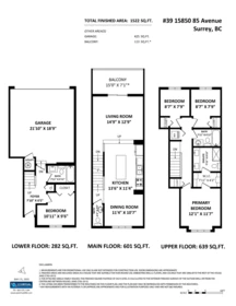 39 15850 85 Avenue, Surrey, BC, Surrey — Townhouse for sale