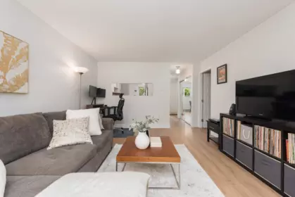 Living Room Photo of 104 1330 Graveley Street, Vancouver, BC