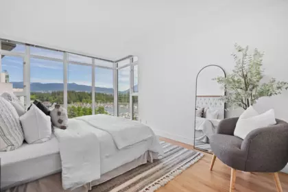 Bedroom 2 Photo of 902 1650 Bayshore Drive, Vancouver, BC