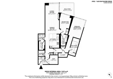 Street View Photo of 902 1650 Bayshore Drive, Vancouver, BC