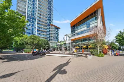 Outdoor Deck Photo of 604 3289 Riverwalk Avenue, Vancouver, BC