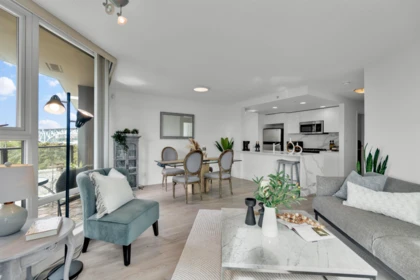 Dining Area Photo of 502 455 Beach Crescent, Vancouver, BC