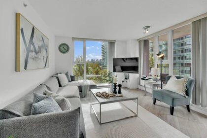 Living Room Photo of 502 455 Beach Crescent, Vancouver, BC