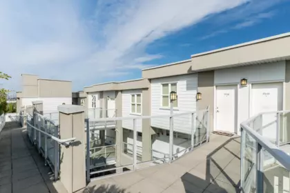 Aerial View of PH9 388 Kootenay Street, Vancouver, BC