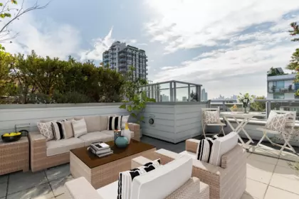 Outdoor Patio Photo of PH9 388 Kootenay Street, Vancouver, BC