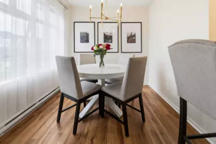 Breakfast Nook Photo of 401 3142 St Johns Street, Port Moody, BC