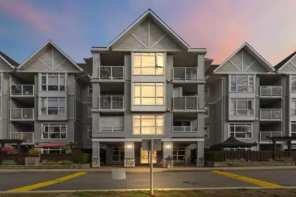 Exterior Rear Photo of 401 3142 St Johns Street, Port Moody, BC