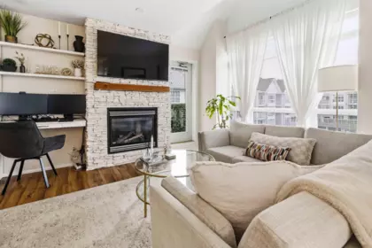 Family Room Photo of 401 3142 St Johns Street, Port Moody, BC