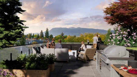 Exterior Rear Photo of 201 4445 10th Avenue, Vancouver, BC