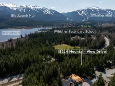 8214 Mountain View Drive, Whistler, BC, WedgeWoods —  bed land for sale