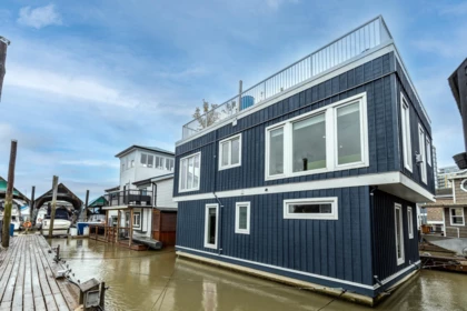 Aerial View of 6W2 8191 River Road, Richmond, BC