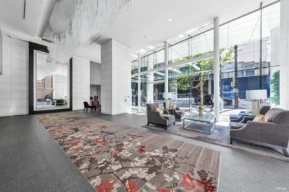Aerial View of 3002 667 Howe Street, Vancouver, BC