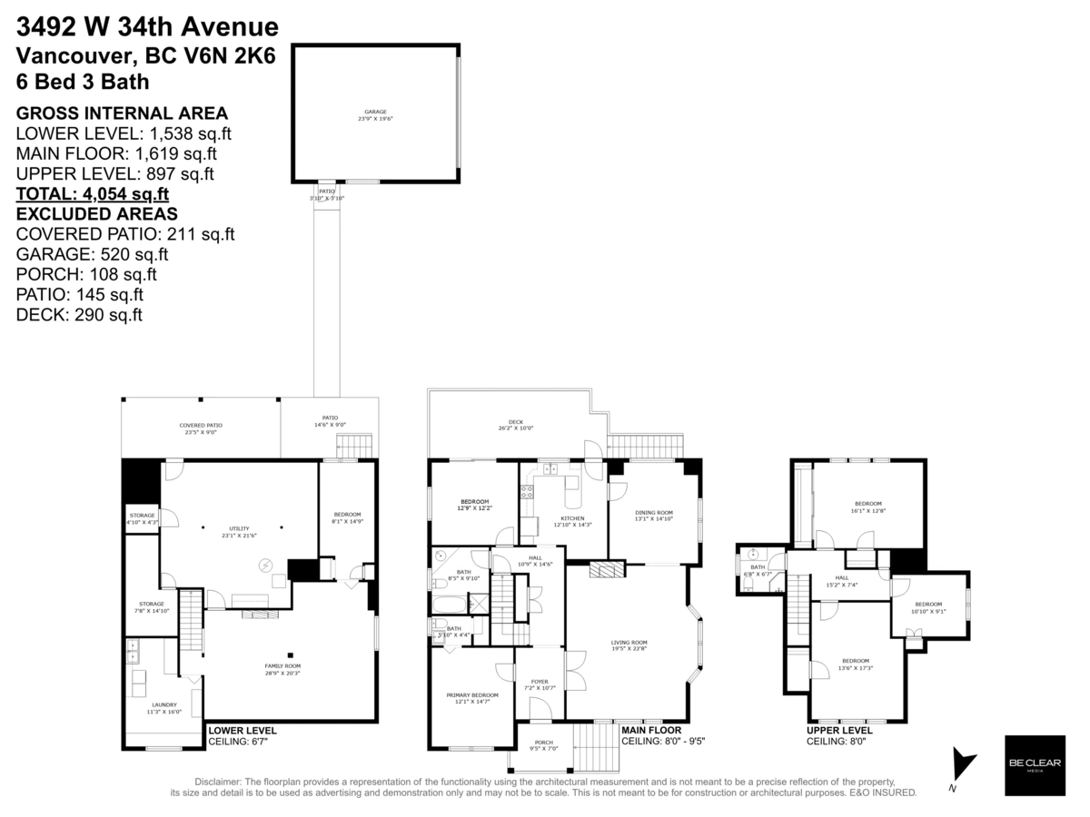 Street View Photo of 3492 W 34th Avenue, Vancouver, BC