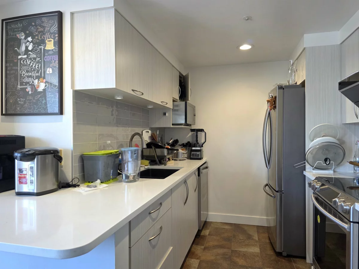 Kitchen Island Photo of 2709 1008 Cambie Street, Vancouver, BC