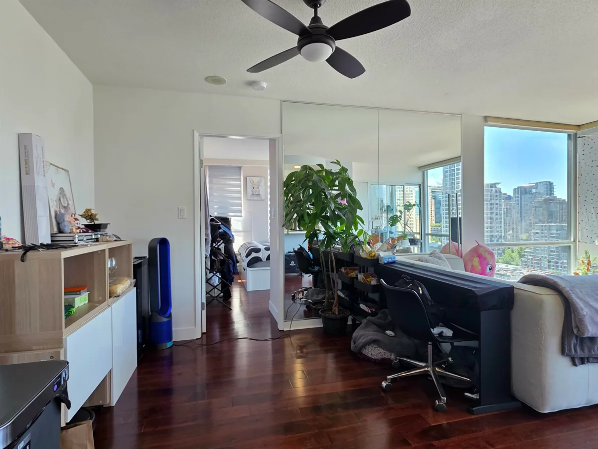 Living Room Photo of 2709 1008 Cambie Street, Vancouver, BC