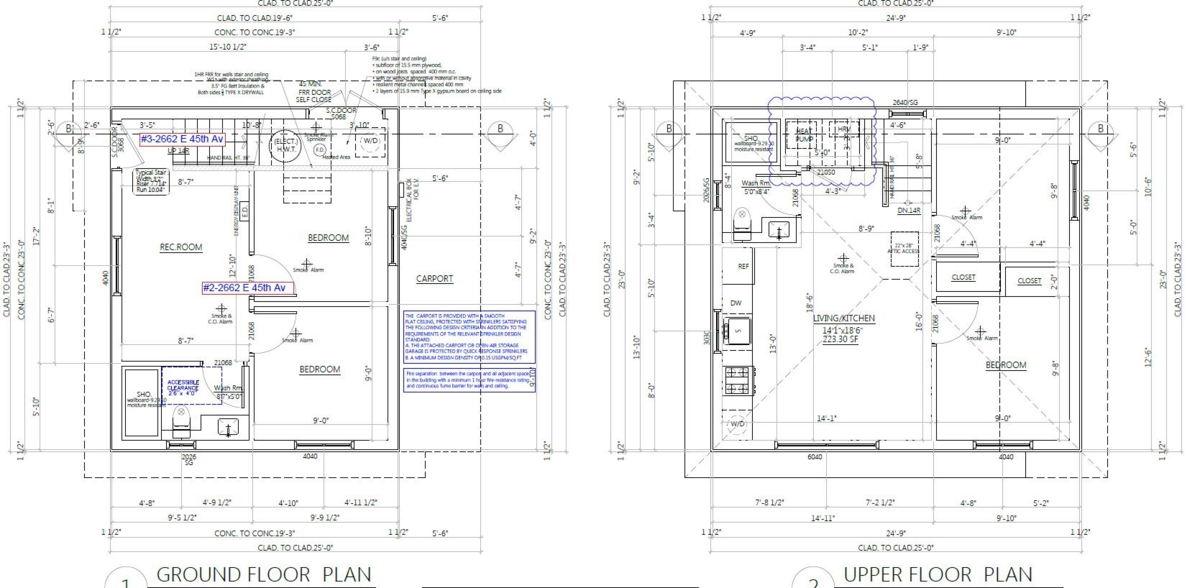 Exterior Rear Photo of 2662 E 45th Avenue, Vancouver, BC