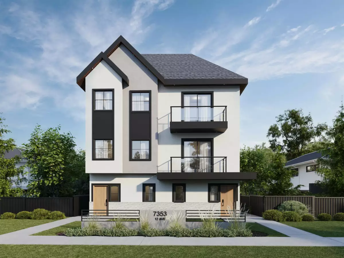 Exterior Front Photo of 4 7353 12th Ave, Burnaby, BC