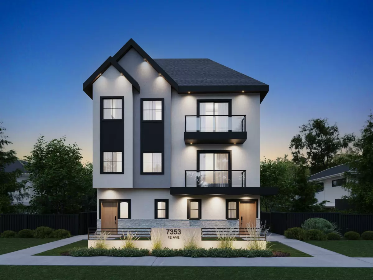 Exterior Rear Photo of 4 7353 12th Ave, Burnaby, BC