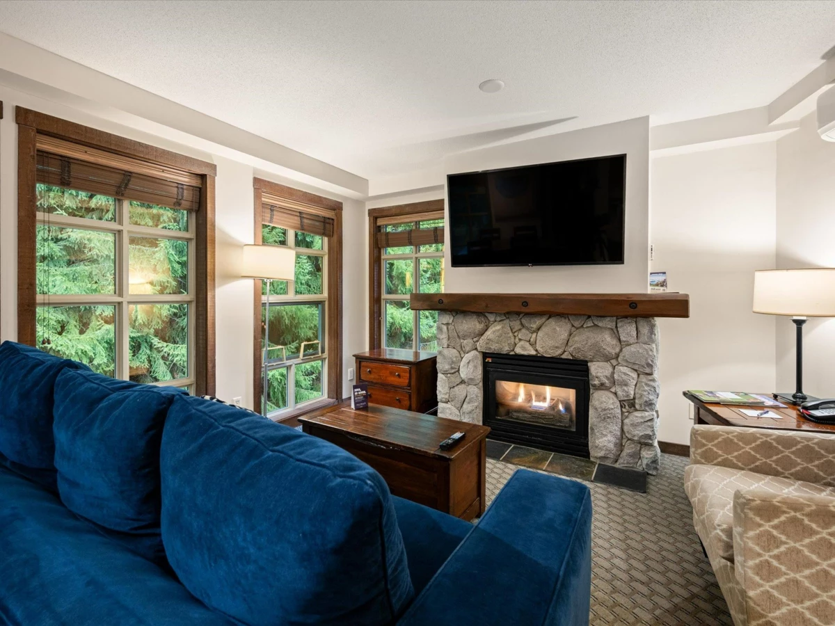 Family Room Photo of 621 4899 Painted Cliff Road, Whistler, BC