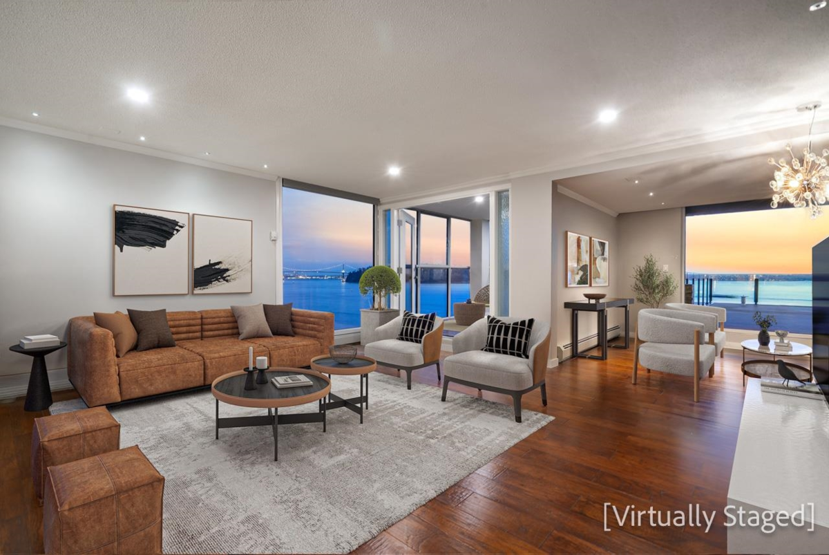 Bedroom 4 Photo of 602 2090 Argyle Avenue, West Vancouver, BC