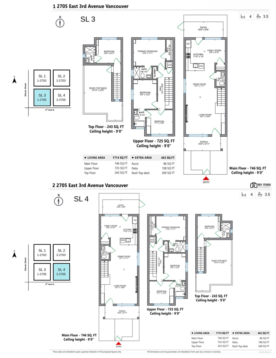 Bedroom 2 Photo of 1 2705 E 3rd Avenue, Vancouver, BC