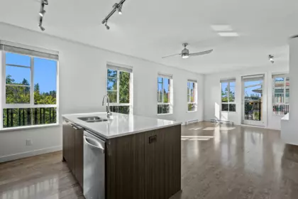 Kitchen Island Photo of 301 553 Foster Avenue, Coquitlam, BC