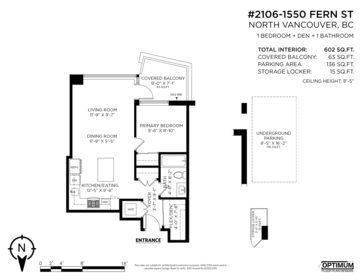 2106 1550 Fern Street, North Vancouver, BC