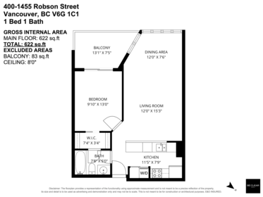 400 1455 Robson Street, Vancouver, BC, Vancouver — Apartment/Condo for sale