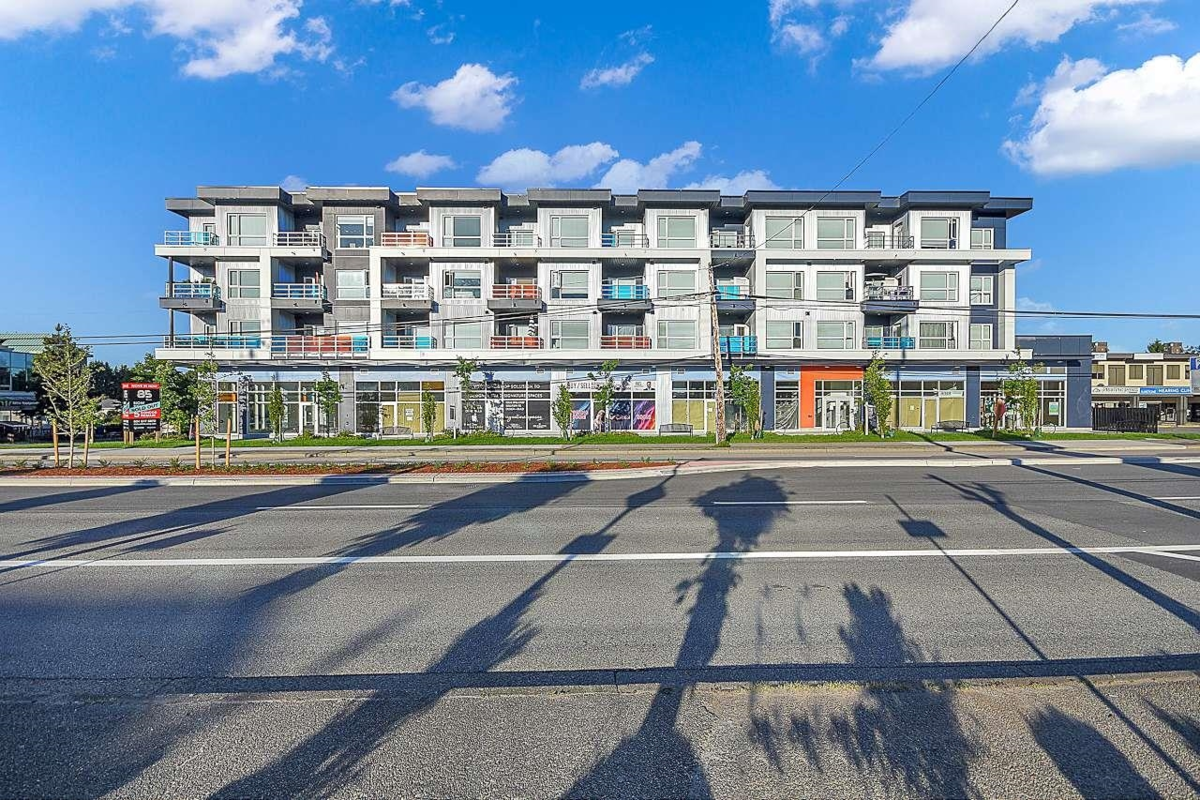 Exterior Front Photo of 411 8496 120 Street, Surrey, BC