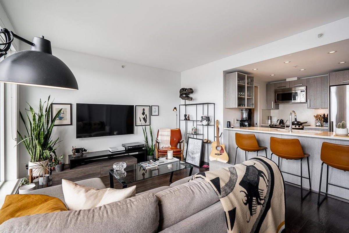 Living Room Photo of 1110 933 E Hastings Street, Vancouver, BC