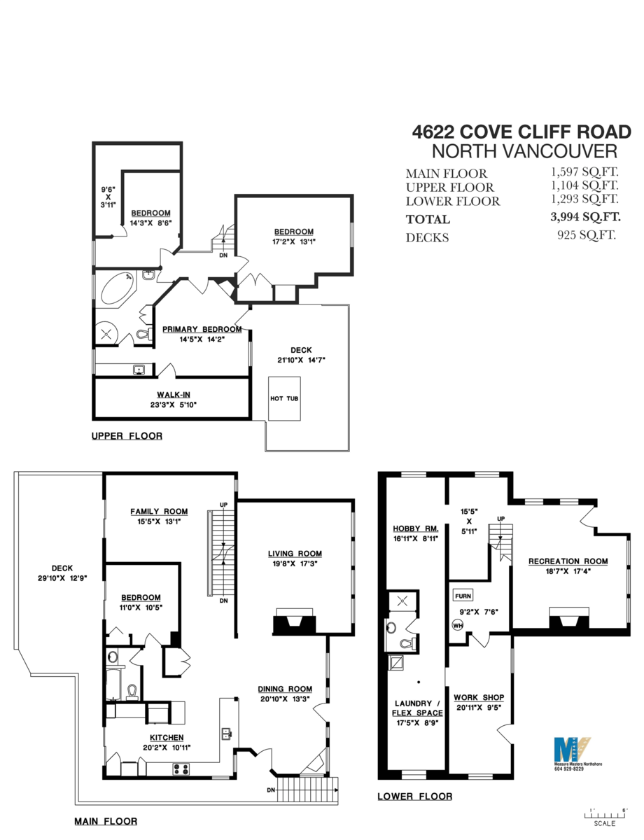 Aerial View of 4622 Cove Cliff Road, North Vancouver, BC