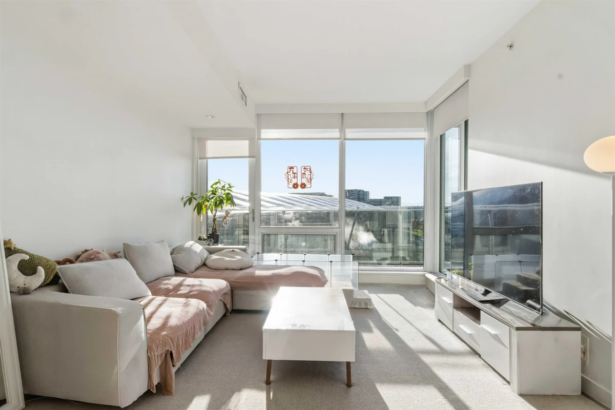 Living Room Photo of 611 6611 Pearson Way, Richmond, BC