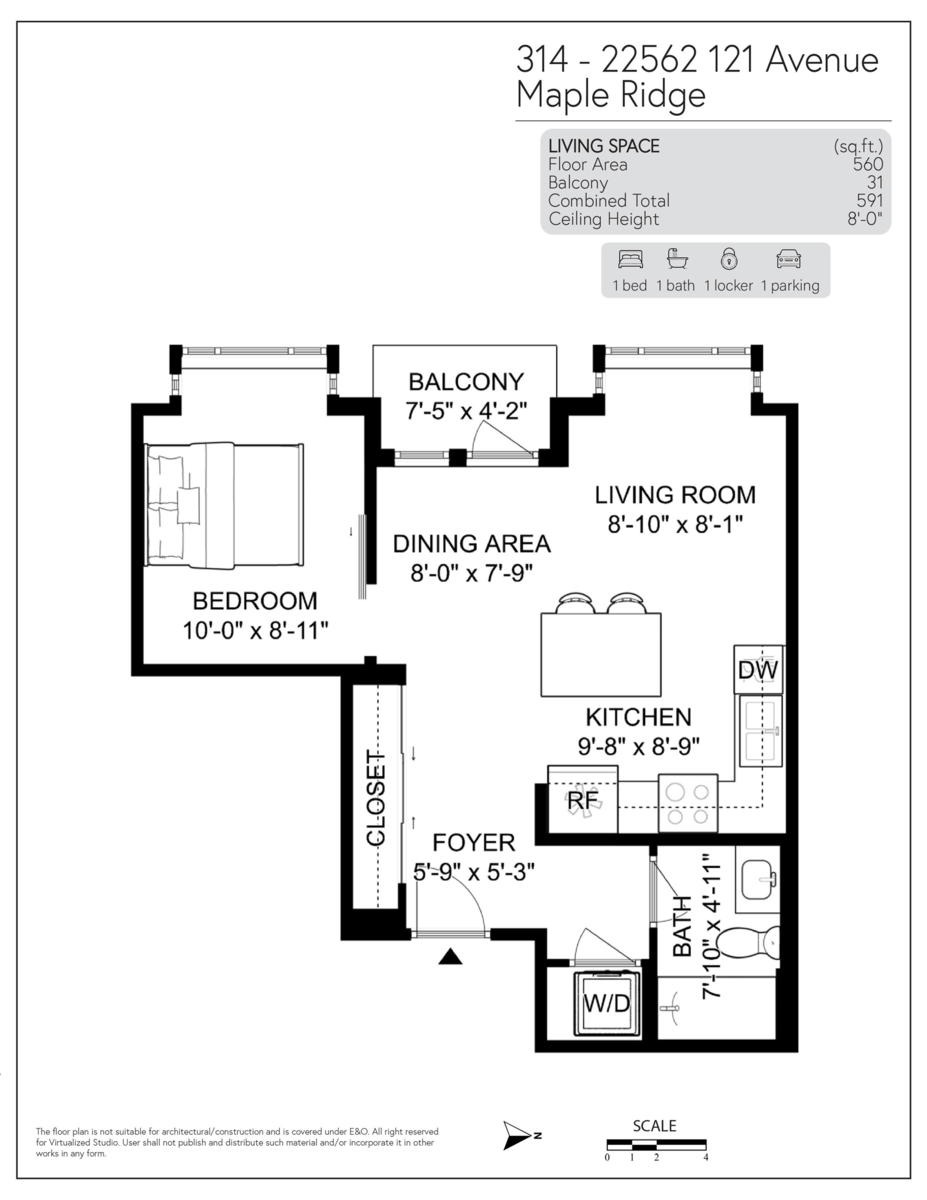 Staircase Photo of 314 22562 121 Avenue, Maple Ridge, BC