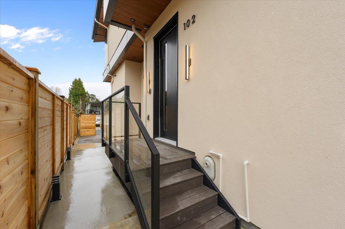 Exterior Rear Photo of 102 1518 Hatton Avenue, Burnaby, BC