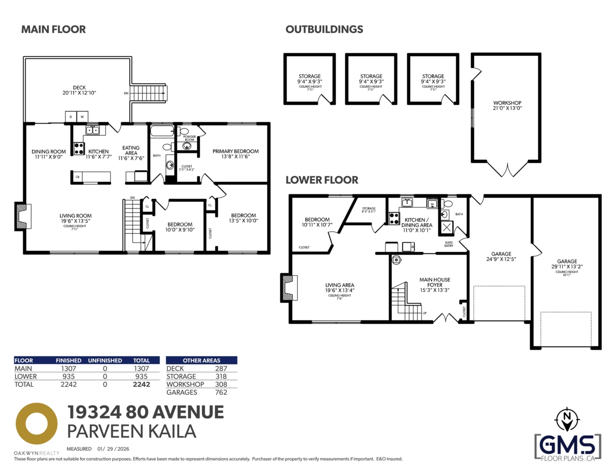 Dining Area Photo of 19324 80 Avenue, Surrey, BC