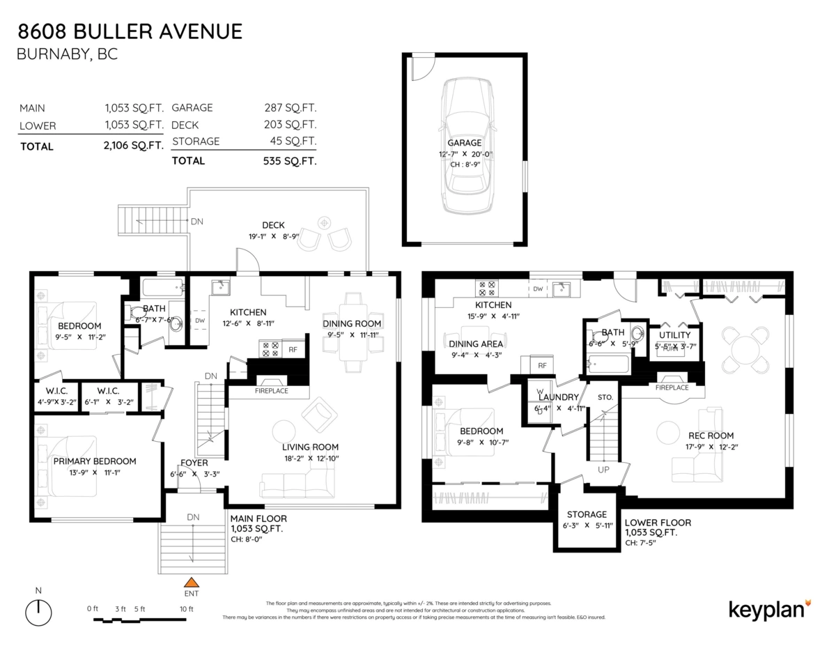 Exterior Rear Photo of 8608 Buller Avenue, Burnaby, BC