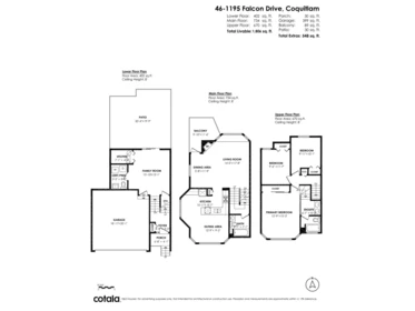 46 1195 Falcon Drive, Coquitlam, BC, Coquitlam — Townhouse for sale
