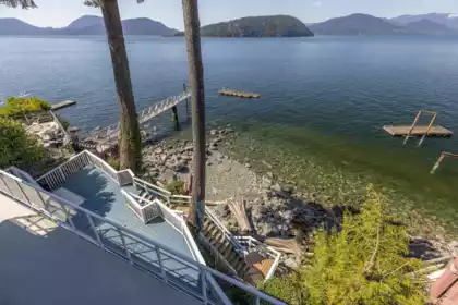 Aerial View of 4 Strachan Point Road, West Vancouver, BC