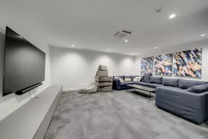 Basement Recreation Room Photo of 201 55 Klahanie Drive, Port Moody, BC