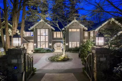 Aerial View of 2958 Mathers Crescent, West Vancouver, BC