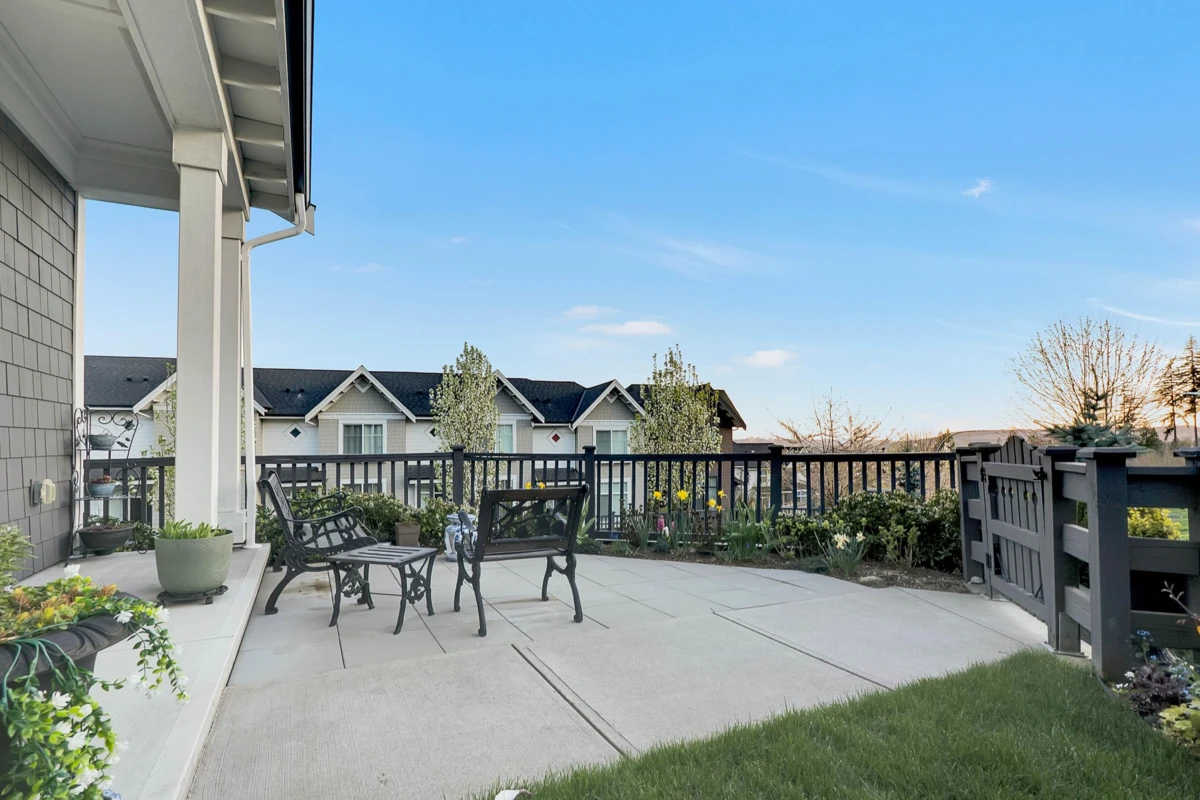 Exterior Rear Photo of 101 1331 Olmsted Street, Coquitlam, BC