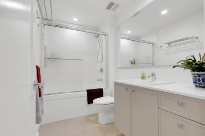 Guest Bathroom Photo of 101 1331 Olmsted Street, Coquitlam, BC