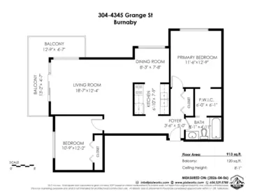 Entry Foyer Photo of 304 4345 Grange Street, Burnaby, BC